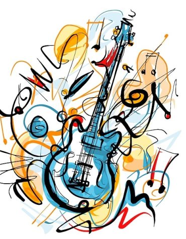 Electric Guitar Still Life Paint By Numbers