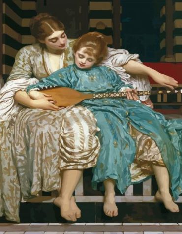 Frederic Lord Leighton Music Art Paint By Numbers