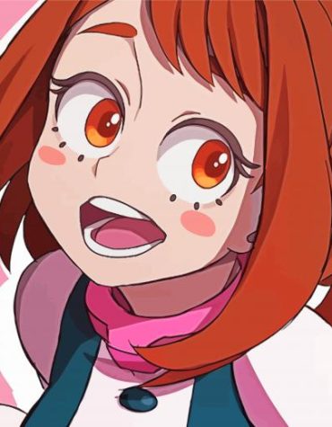 Uraraka Anime Hero Paint By Numbers