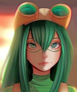 Tsuyu Asui BNHA Paint By Numbers