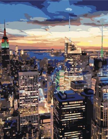 New York City Skyline Paint By Numbers