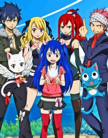 Fairy Tail Anime Paint By Numbers