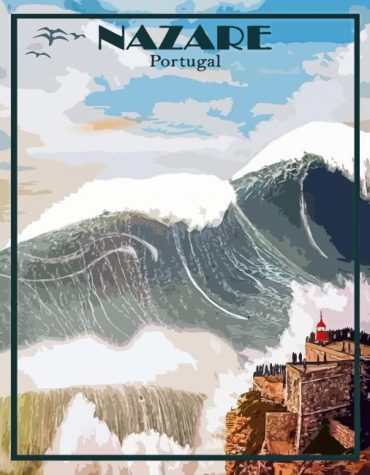 Nazare Sea Waves Paint By Numbers