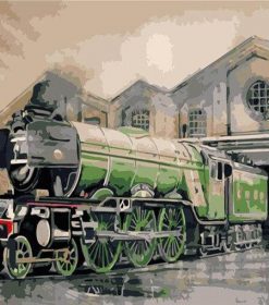 Factory Fresh Train Paint By Numbers