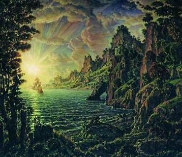 New World Forest Landscape Paint By Numbers