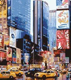 New York City Urban Scene Paint By Numbers