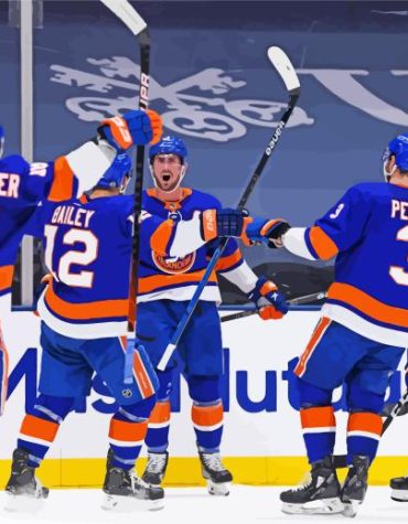 New York Islanders Hockey Paint By Numbers