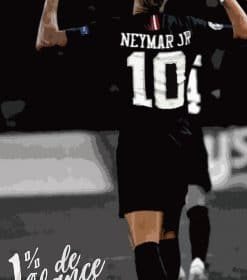 Neymar Football Star Paint By Numbers