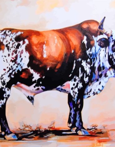 Nguni Cattle Animal Paint By Numbers