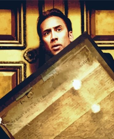 Nicholas Cage Movie Magic Paint By Numbers