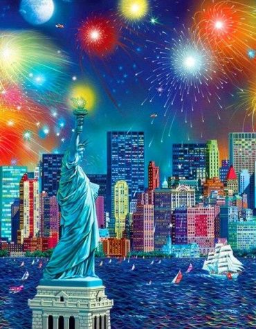 New York Nightscape Paint By Numbers