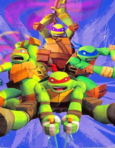 Ninja Turtles Heroes Paint By Numbers
