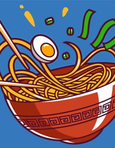 Noodle Ramen Delight Paint By Numbers