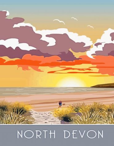 North Devon Seascape Paint By Numbers