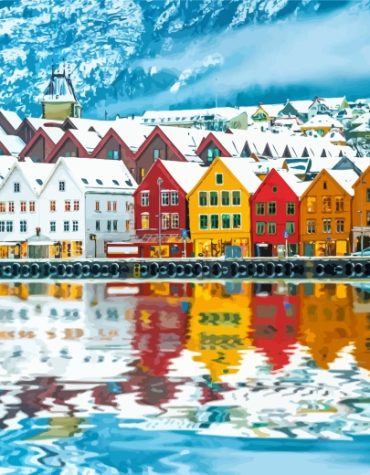 Scenic Norway Cities Paint By Numbers