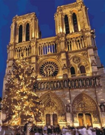 Notre Dame Paris Cathedral Paint By Numbers