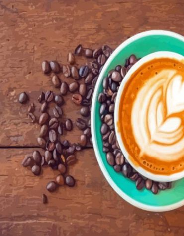 Delicious Nutella Coffee Paint By Numbers