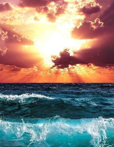 Golden Ocean Sunset Paint By Numbers