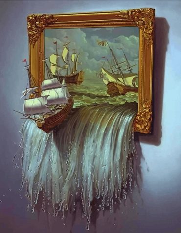 Ocean Sail Ship Seascape Paint By Numbers