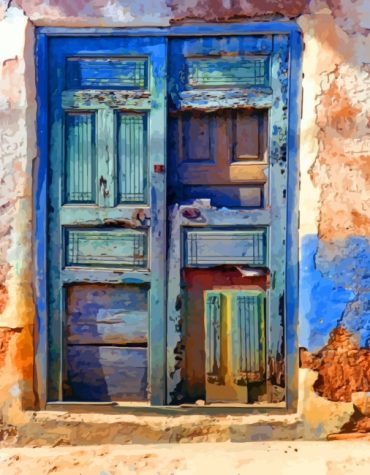 Blue Door Paint By Numbers