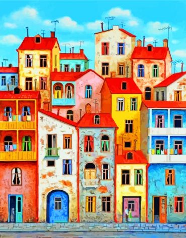 Historic Buildings Paint By Numbers