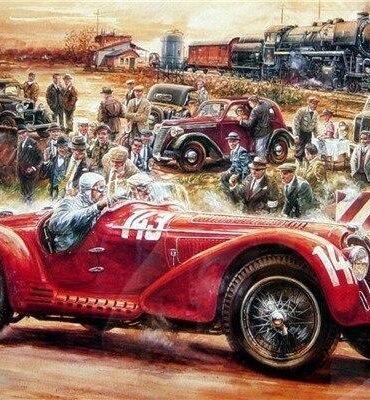 Classic Car Racing Paint By Numbers