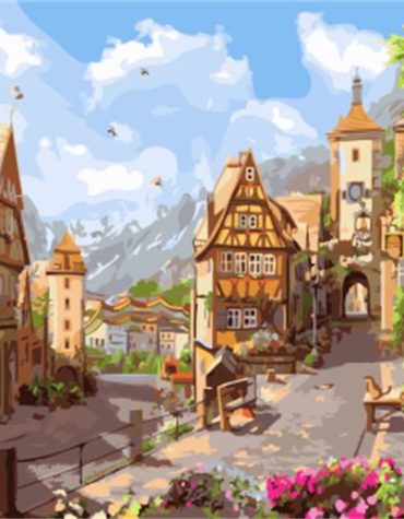 Florence Old Streets Italy Paint By Numbers