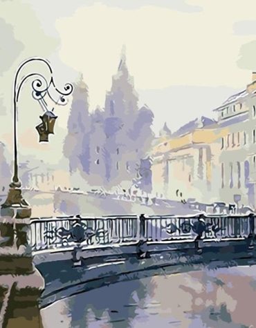 Old Quarter Bridge Vietnam Paint By Numbers