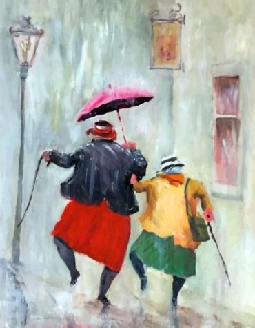 Old Friends Dancing Paint By Numbers