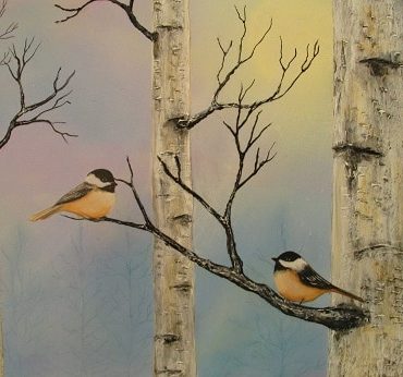 Charming Sparrow Birds Paint By Numbers