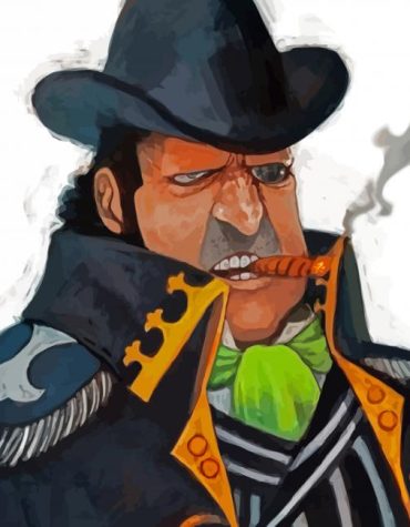 One Piece Capone Bege Anime Paint By Numbers