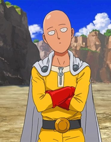 Saitama Anime Hero Paint By Numbers