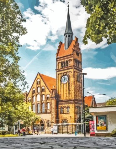 Ostrava Architecture Paint By Numbers