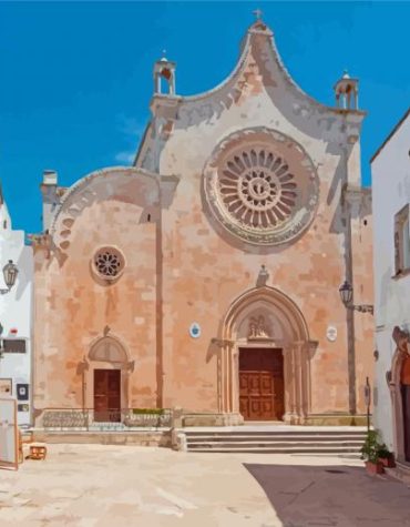 Ostuni Cathedral Italy Paint By Numbers