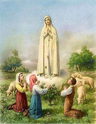 Our Lady of Fatima Religious Paint By Numbers