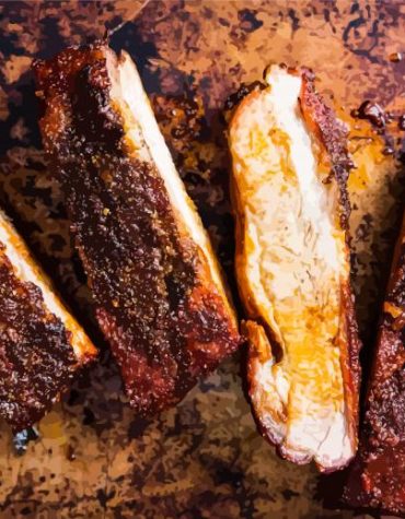 Oven Barbecue Beef Paint By Numbers