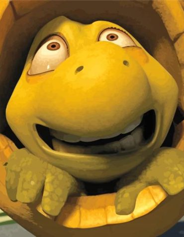 Over The Hedge Turtle Cartoon Paint By Numbers