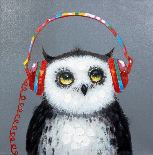 Owl Music Lovers Paint By Numbers