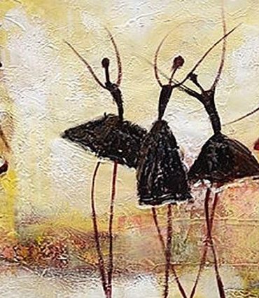 Abstract Ballerinas Paint By Numbers