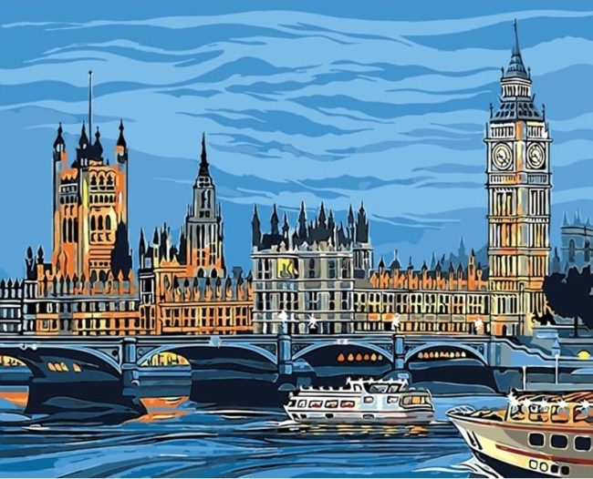 London Cityscape Paint By Numbers