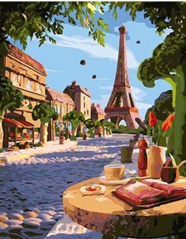 Paris Cityscape Paint By Numbers