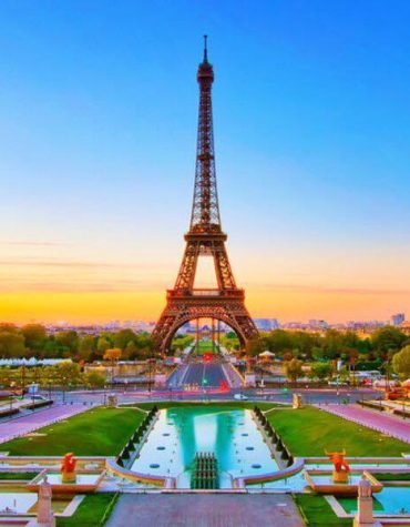 Morning Eiffel Tower Paris Paint By Numbers