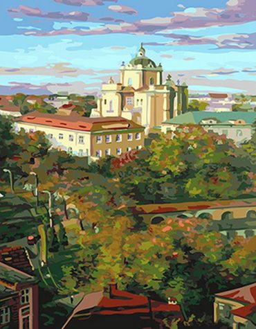 Mexico City Park Vistas Paint By Numbers