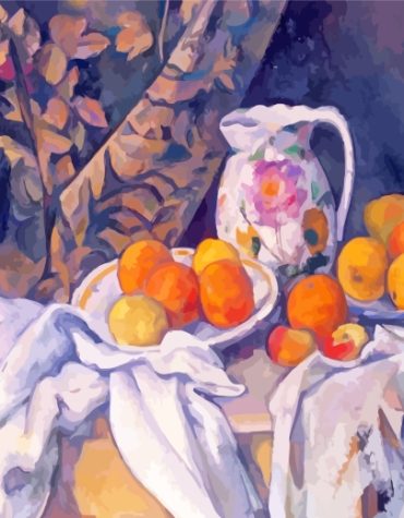 Paul Cezanne Still Life Vintage Paint By Numbers