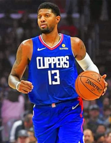 Paul George Basketball Paint By Numbers