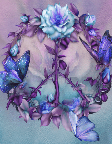 Peaceful Blooms Paint By Numbers