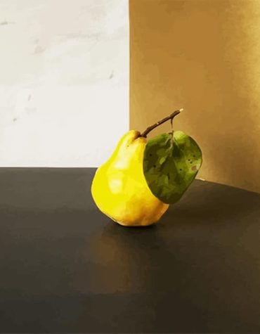 Colorful Yellow Pear Paint By Numbers