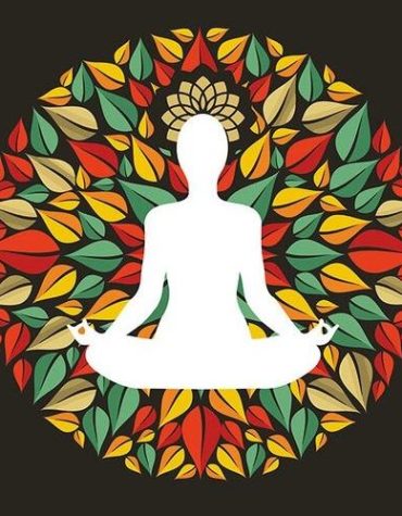Spiritual Woman Yoga Silhouette Paint By Numbers