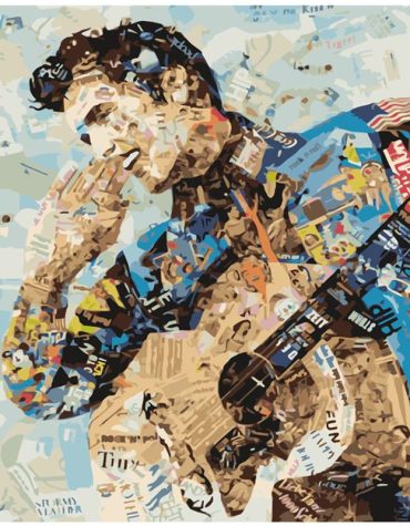 Elvis Presley Abstract Celebrities Paint By Numbers