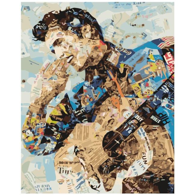 Elvis Presley Abstract Celebrities Paint By Numbers